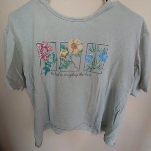 Medium Green Crop Top